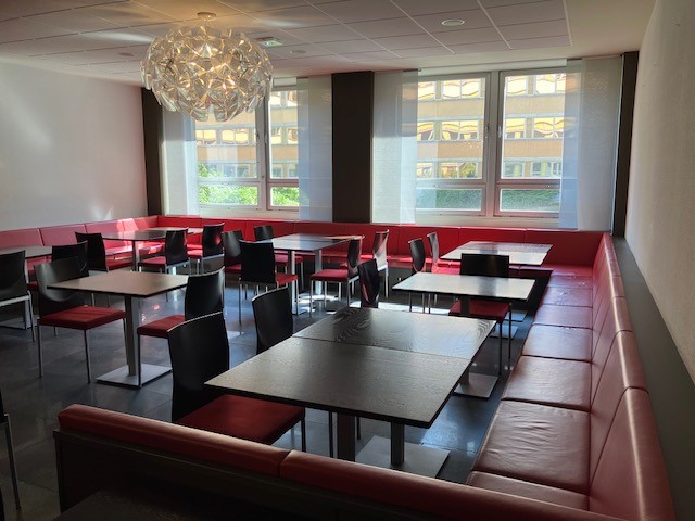 Dining area in the canteen